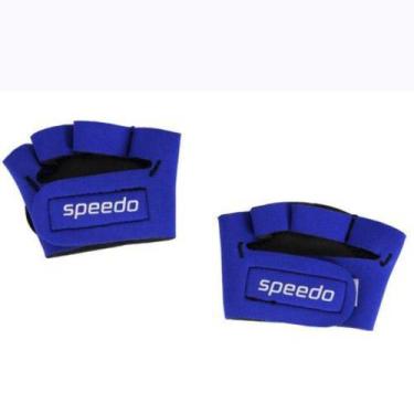 Imagem de Luva de Musculação P Mini Glove Azul Speedo