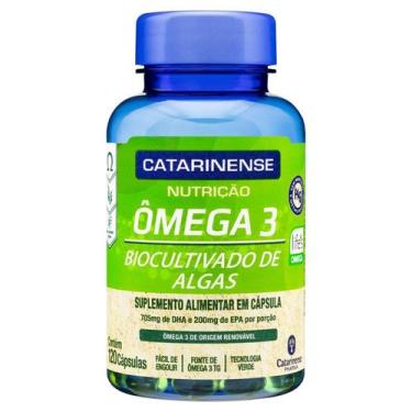 Imagem de Ômega 3 Biocultivado de Algas Catarinense Nutrição 120 Cápsulas