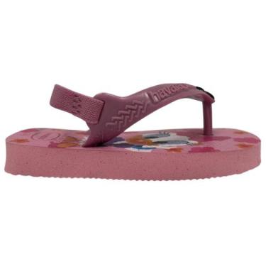Imagem de Chinelo havaianas disney elástico ref:7010250 menina, Rosa glow, 20