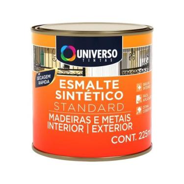 Imagem de Tinta Esmalte Sintetico Preto Brilhante 225ml Universo