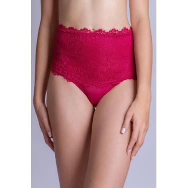 Imagem de Calcinha de Renda Hot Pant e Microfibra - Stella Bernardi, G, Vermelho