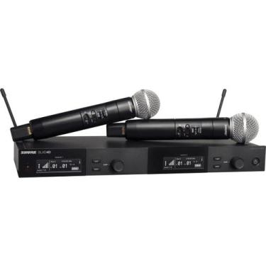 Imagem de Microfones Sem Fio Duplo de Mao SLXD-24DBR/SM58 L55 - Shure