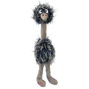 Imagem de Brinquedo Pelúcia Kong Comfort Jumbo Birds Para Cães X-large - Cinza