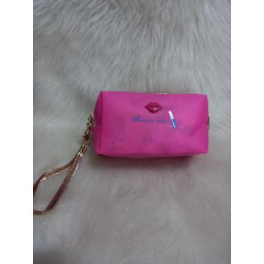 Imagem de Necessaire Kiss pink - Y e T, Branco pérola