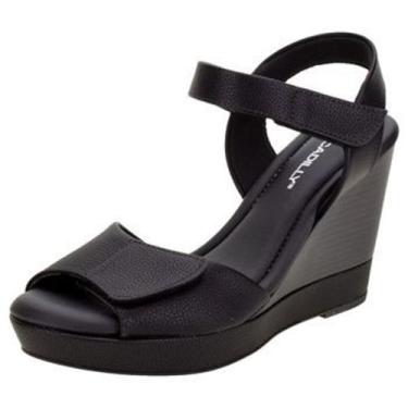 Imagem de Sandália Anabela Piccadilly 810089, Preto, 37