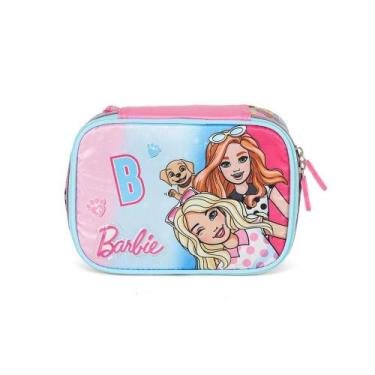 Imagem de Estojo Box 100 Pens Luxcel Barbie Pet e Friend Rosa, Único, Rosa