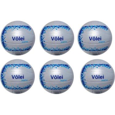 Imagem de Bola Vôlei Micro Fibra Com 06 Unidades Kaemy ML74