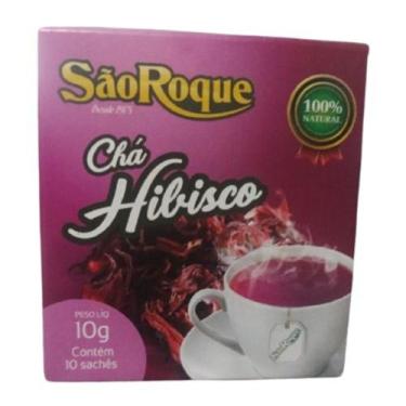 Imagem de Chá de Hibisco São Roque 10 G