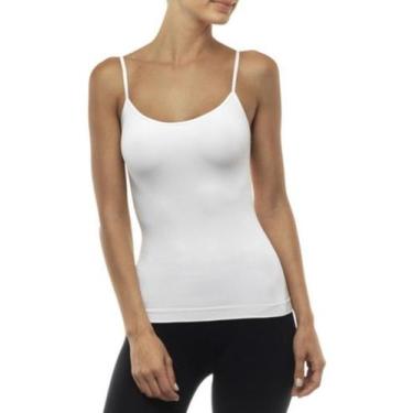Imagem de Camisete Alças Lupo Loba 41600-001 Básica Sem Costura, Branco, M
