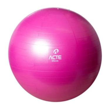 Imagem de Bola de Ginástica - Gym Ball 55Cm Rosa T9-55 - Rosa - Acte Sports, Úni