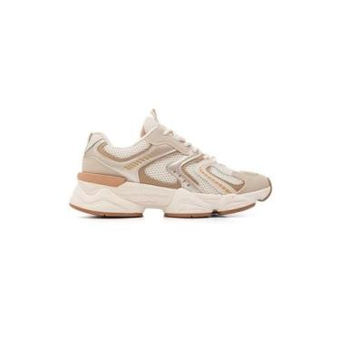 Imagem de Tênis Estiloso Casual Feminino Ramarim 2590131, Bege, 38