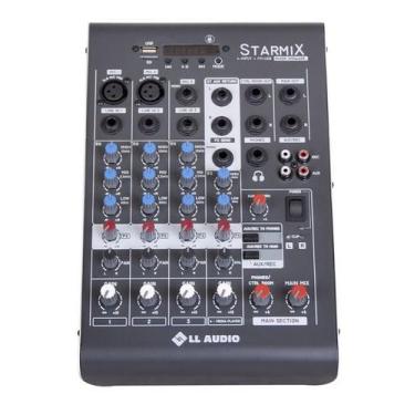 Imagem de Mesa De Som 4 Canais STARMIX XMS402R - LL AUDIO - Ll Áudio