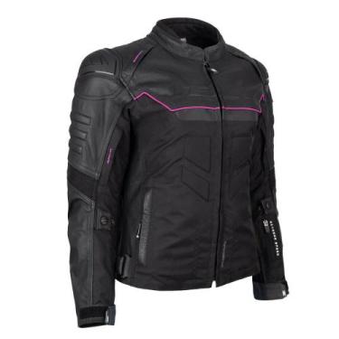 Imagem de Jaqueta Texx Falcon V2 Fem Ld Preto Rosa, 7G, Preto / Rosa