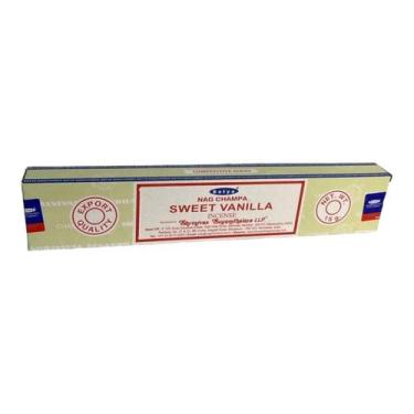 Imagem de Incenso Baunilha Massala Sweet Vanilla Satya Cx c 12 Varetas - Lua Mís