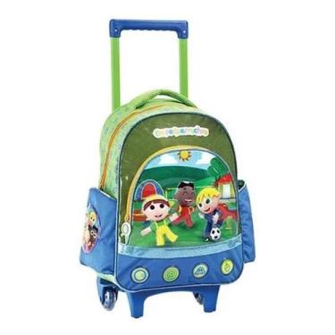 Imagem de Mochila Escolar Infantil Desenho Os Pequerruchos Rodinhas M - seanite
