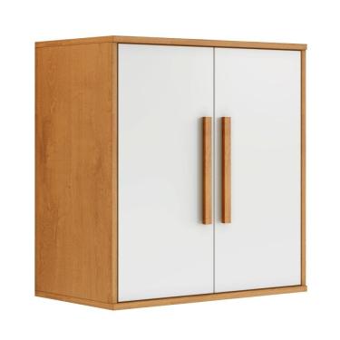 Imagem de Armário Aéreo de Cozinha Lorena 607,5cm 2 Portas Nature-off Planejado Kaiki Móveis