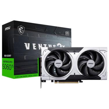Imagem de Placa de Vídeo Geforce RTX 5060 TI Ventus 2X OC Plus 8GB GDDR7 para Games em 4K com Ray...