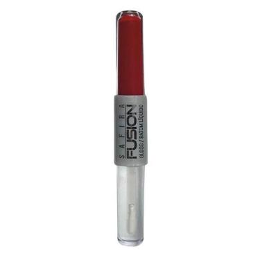 Imagem de Batom Líquido e Gloss 2 em 1 Safira Fusion