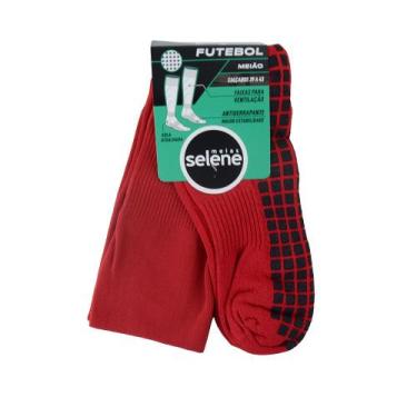 Imagem de Meião Masculino Selene Futebol de Campo Vermelho - 850 4195