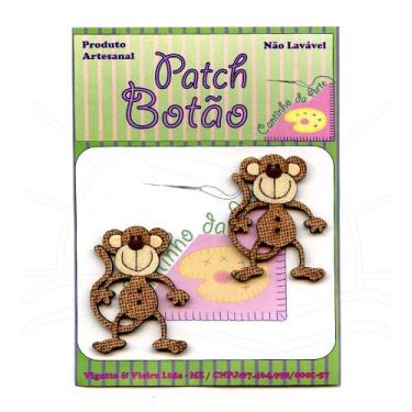 Imagem de Botton Patch Macaco 2122 - 2 Unid - Cantinho da Arte