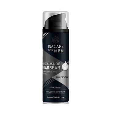 Imagem de Espuma de Barbear Isacare For Men Tradicional 200ml - BRUT