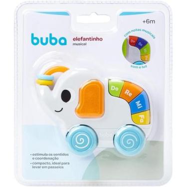 Imagem de Brinquedo Didático Elefantinho Musical Buba - 20997