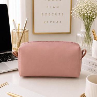 Imagem de Necessaire Média Feminina Organizador de Maquiagem Multiuso Bolsa Viag