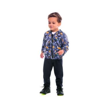 Imagem de Jaqueta corta Vento Infantil Masculino Dila 03447 , 4, Cinza