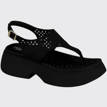 Imagem de Sandália Nuvem Feminina Flatform Confort Modare 7210.207.21736, Preto,