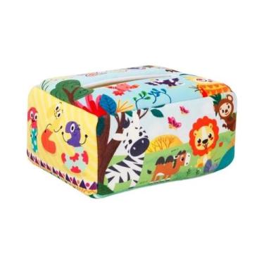 Imagem de Brinquedo Montessori Para Bebês: Caixa Mágica De Lenços, Atividade Edu