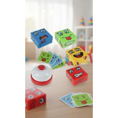 Imagem de Jogo Educativo de Agilidade com Cubos e Campainha - Congratulations St
