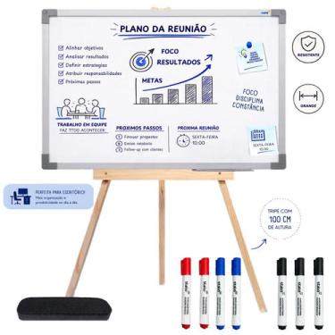Imagem de Lousa Quadro Branco UV Multiuso Para Anotações Decoração Promoções 90x