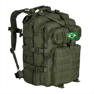 Imagem de Mochila Masculina tatica militar Impermeável Reforçada Grande 50 Litro