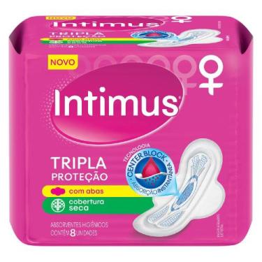 Imagem de Absorvente Gel Cobertura Seca com Abas 8 Un Intimus