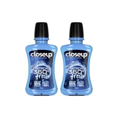 Imagem de Kit 2 Antisséptico Bucal Closeup Ice com Álcool 250ml