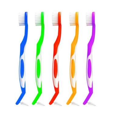 Imagem de Escova Ortodôntica HRASY 5 Unidades Tipo V-Shape Interdental B