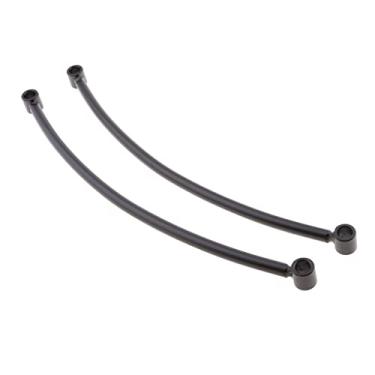 Imagem de Kesoto Kit de suporte de para-lama traseiro para motocicleta, universal para Harley Cruiser Chopper, alumínio - preto