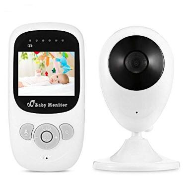Imagem de Babá Eletronica Câmera Sem Fio Visão Noturna Lcd Digital Reprodução de música, intercomunicador bidirecional