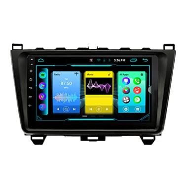 Imagem de XGHQZR Rádio para carro Android 10 para Mazda 6 2008-2015, sistema de navegação GPS, tela sensível ao toque 2.5D, reprodutor multimídia estéreo para carro, suporte Bluetooth, WiFi, volante USB