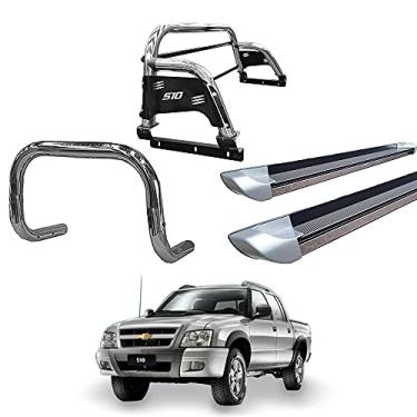 Imagem de Kit Quebra Mato+Santo Ant H3+Estr Pers-S10 94/2011 Cromo C/D