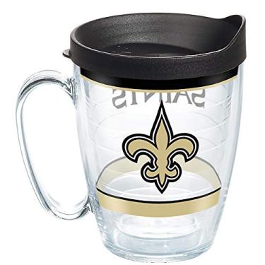 Imagem de Tervis Feito nos EUA parede dupla NFL New Orleans Saints copo isolado mantém as bebidas frias e quentes, caneca de 473 ml, tradição