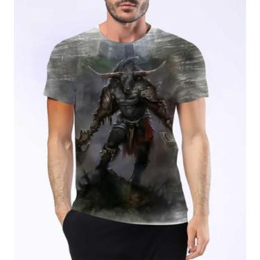 Imagem de Camiseta Camisa Minotauro Mitologia Grega Touro Homem Hd 9 - Estilo Kr