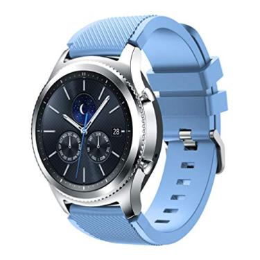 Imagem de Para Samsung Galaxy Watch 4 Banda/Galaxy Watch 5/Pro 45 mm 40 mm 44 mm/Galaxy Watch 4 Classic 46 mm 42 mm/Galaxy Watch 3 Band 41 mm/Active 2/Active, pulseira de silicone 20 mm pulseira de relógio feminina masculina