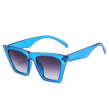 Imagem de Óculos de sol fashion olho de gato feminino designer de moda óculos de sol feminino tendência óculos de sol UV400,2,China