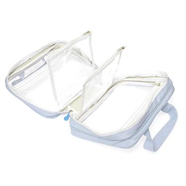 Imagem de Necessaire Família Feminina Masculina Para Familia Com Divisórias cor:azul