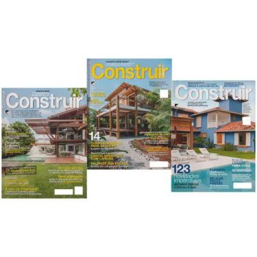 Imagem de 3 Revistas Construir Casa Decoração Obras Móveis Planejados - Casa Doi