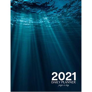 Imagem de Daily Planner 2021 Page a Day: 2021 Daily Planner 8.5 X 11 | Daily Calendar Organizer Journal | 365 Day Planner