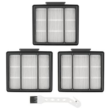 Imagem de Filtro de substituição RVFFK950 para robô Shark (pacote com 3) da Techecook, compatível com Shark ION Robot R85 RV850, RV700_N, RV720_N, RV851WV e IQ Robot R101AE, AV970, AV1002AE, AV1010AE