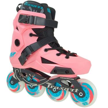 Imagem de Patins Traxart Freestyle Revolt - Rose - Rodas 80mm ABEC-9