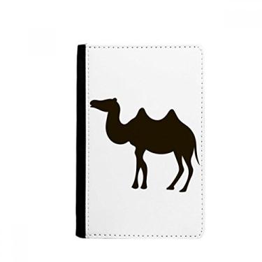 Imagem de Porta-passaporte preto camelo bonito animal retrato notecase burse carteira capa porta-cartão, Multicolor